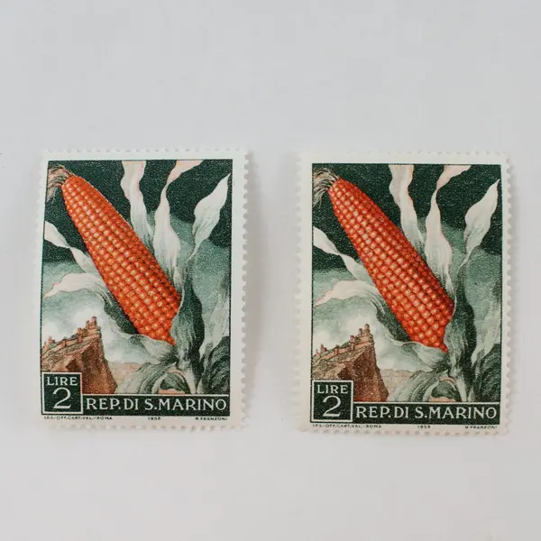 Lot of 7 San Marino 1958 Agriculture Stamps Scott #416-418 Mint Hinged