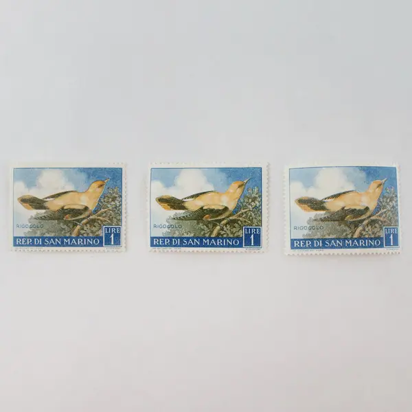Lot Of 10 San Marino 1960 Bird Stamps SC# 446-50 Mint Hinged