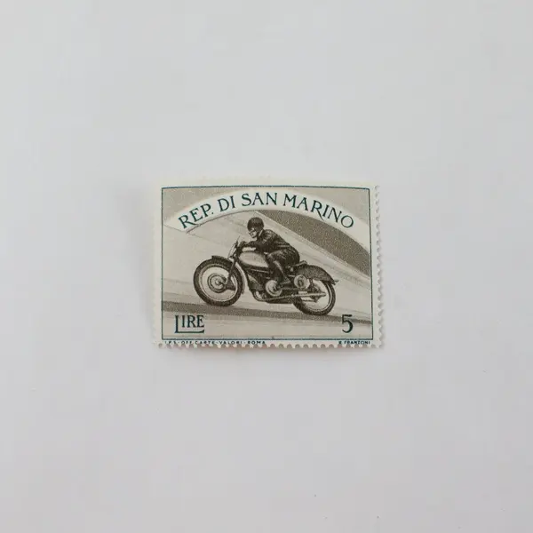 Lot Of 6 San Marino 1950s 1960s Train Auto Motorcycle Stamps Mint Hinged