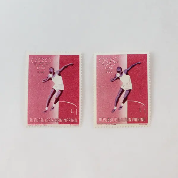 Lot Of 7 San Marino Mixed Sports Olympics 1950s 1960s Stamps Mint Hinged