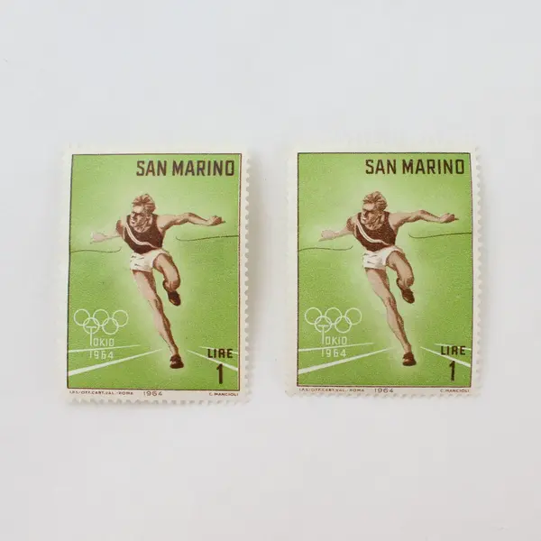 Lot Of 7 San Marino Mixed Sports Olympics 1950s 1960s Stamps Mint Hinged