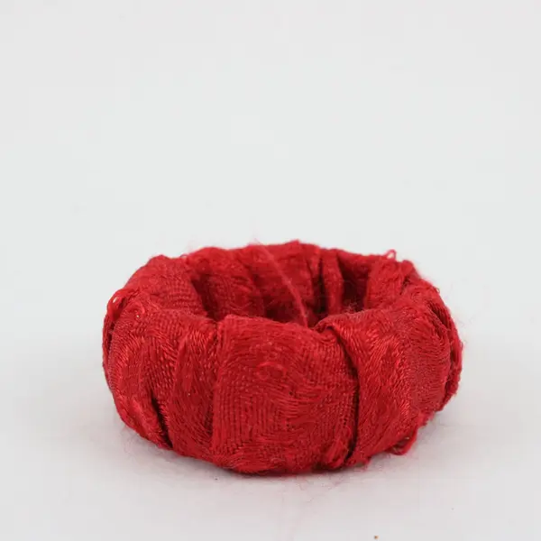 Set of Red Fabric Napkin Holders Tabletop Dining Christmas Decor