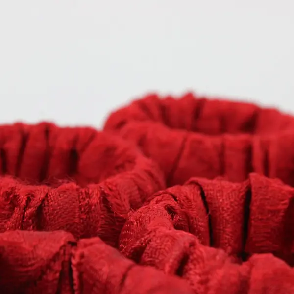 Set of Red Fabric Napkin Holders Tabletop Dining Christmas Decor