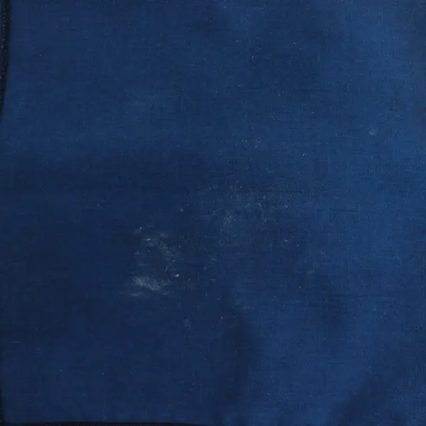 Lot of 7 Handmade Navy Blue Cotton Napkins, Square 16.8"x16.8" 
