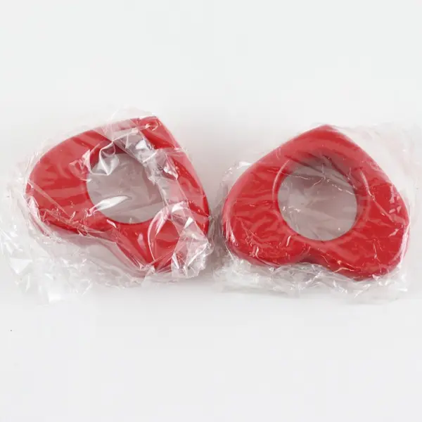 Current, Inc. 12186-1 Vintage Red Heart Wooden Napkin Rings 2 Orig Boxes 4
