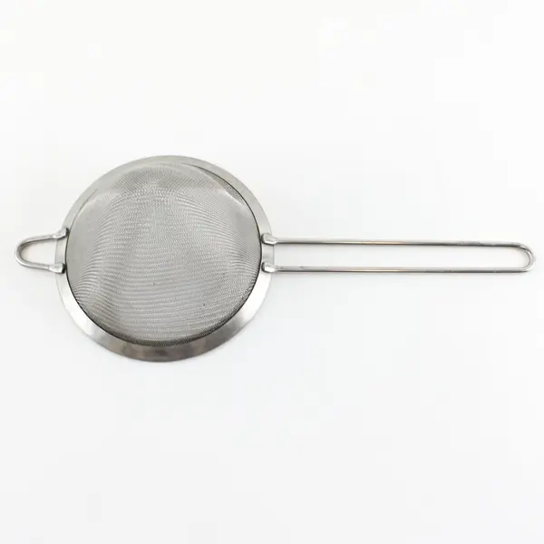 Stainless Steel Fine Mesh Metal Strainer, Silver Color