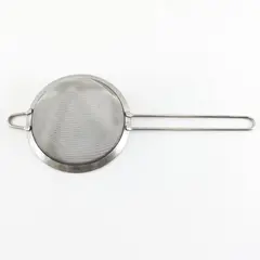 Stainless Steel Fine Mesh Metal Strainer, Silver Color