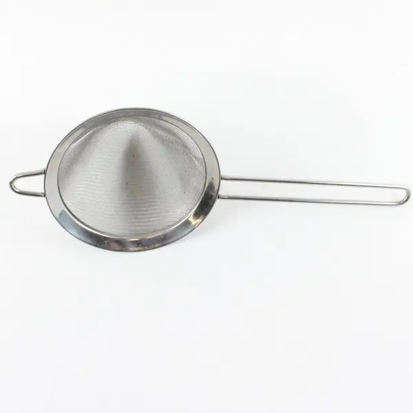 Stainless Steel Fine Mesh Metal Strainer, Silver Color