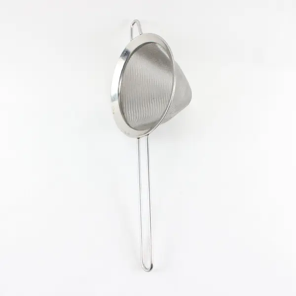 Stainless Steel Fine Mesh Metal Strainer, Silver Color
