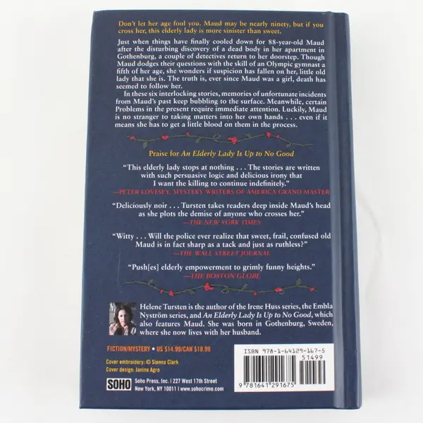 An Elderly Lady Must Not Be Crossed Helene Tursten Hardcover 2021