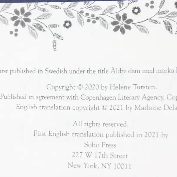 An Elderly Lady Must Not Be Crossed Helene Tursten Hardcover 2021