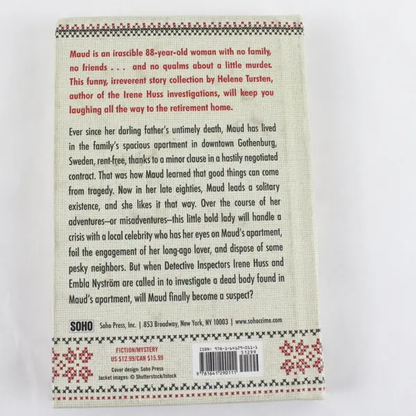 An Elderly Lady Is Up to No Good Helene Tursten Hardcover 2018 Stories