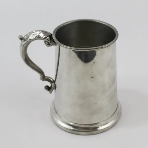 Vintage Handmade Pewter Tankard Sheffield England Metalware