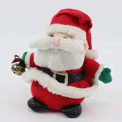 House of Lloyd Shaky Pals Santa with Bell Plush Christmas Decor