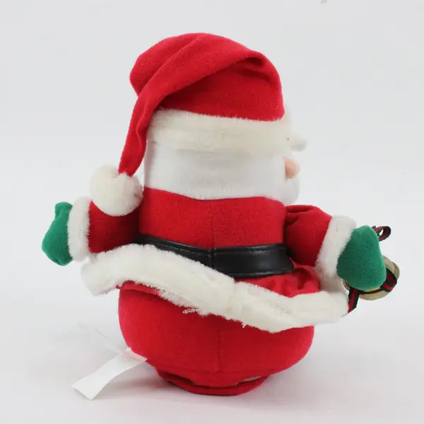 House of Lloyd Shaky Pals Santa with Bell Plush Christmas Decor