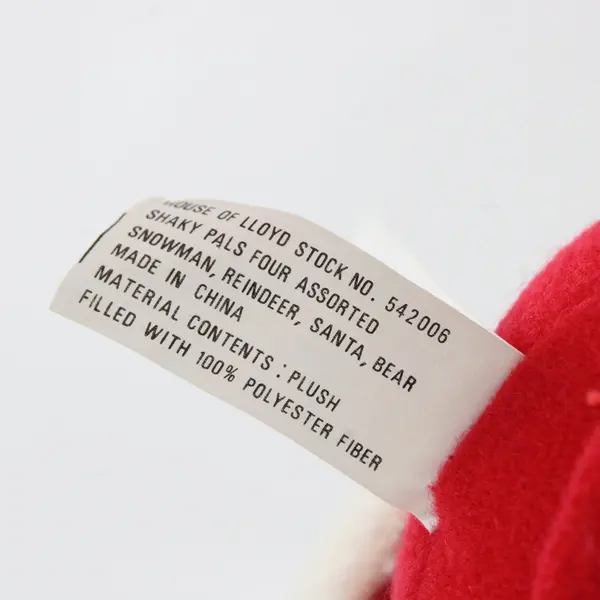 House of Lloyd Shaky Pals Santa with Bell Plush Christmas Decor
