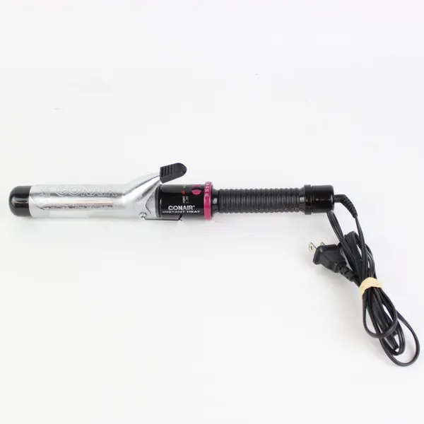 Conair Instant Heat 1 1/4 in Curling Iron CD82CSB Black/Silver Tested