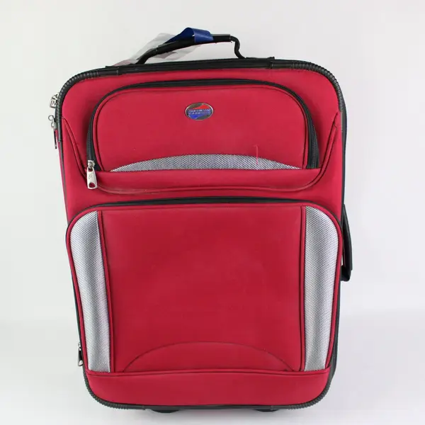 American Tourister Red Rolling Suitcase Luggage 19"