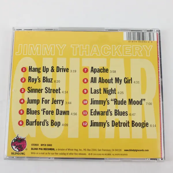 Jimmy Thackery Guitar 2003 CD Instrumental Gems 3 Unreleased Tracks