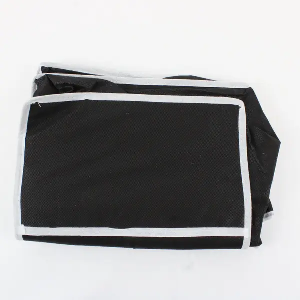 Black White 3 Pocket Trunk Closet Organizer Storage Bin
