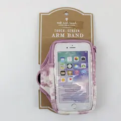 Oak and Reed Purple White Touch Screen Fitness Armband Phone Holder