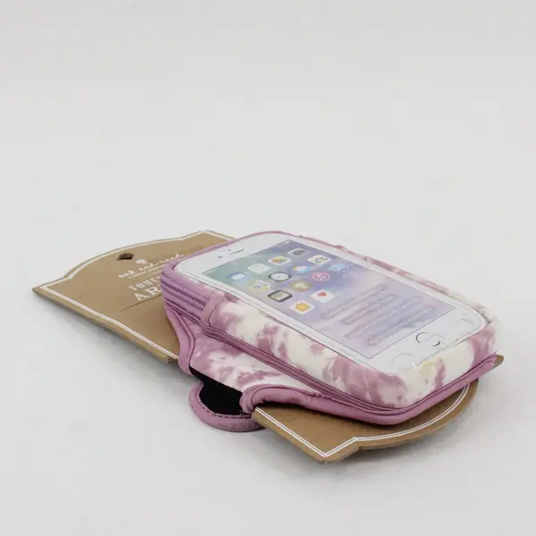 Oak and Reed Purple White Touch Screen Fitness Armband Phone Holder