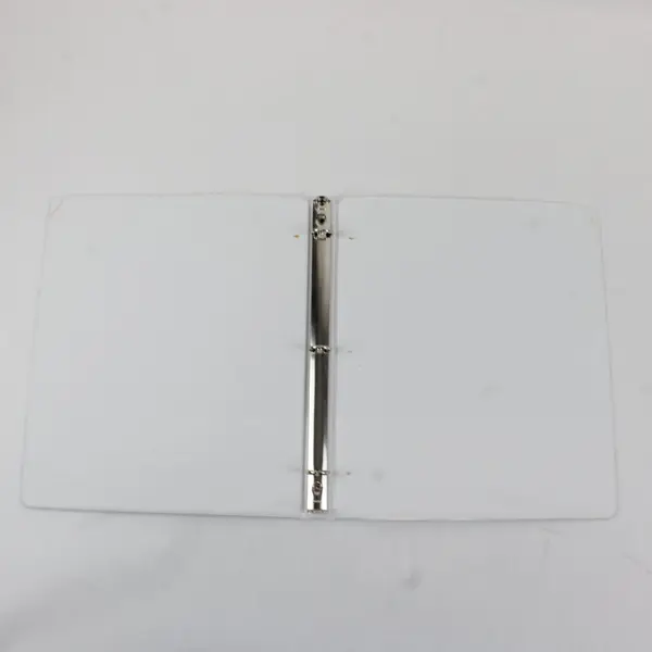 Lot of 5 White 1" 3-Ring Binders Unbranded