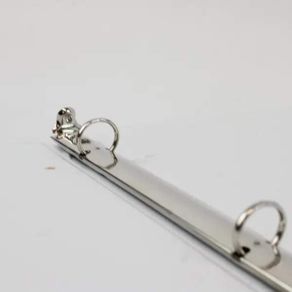 Lot of 5 White 1" 3-Ring Binders Unbranded