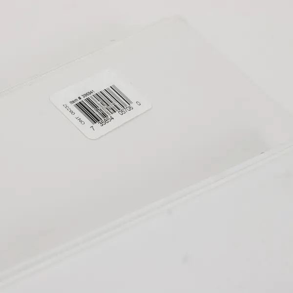 Lot of 5 White 1" 3-Ring Binders Unbranded