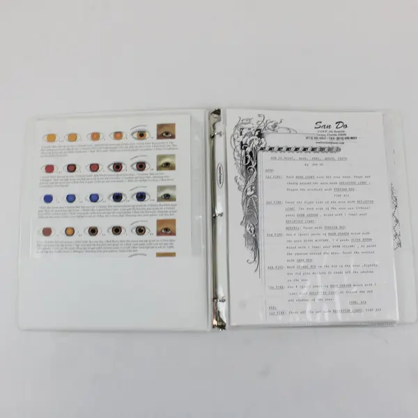 San Do Studio China Painting Instructions Binder Decorative Art Manual