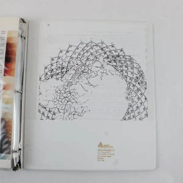 San Do Studio China Painting Instructions Binder Decorative Art Manual