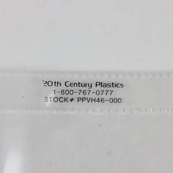 20th Century Plastics PPVH46-000 Lot 25 9-Pocket Card Protector Pages