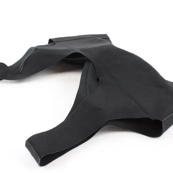 Women Black Wireless Seamless Comfort Bra Size L Molded Foam Wide Straps