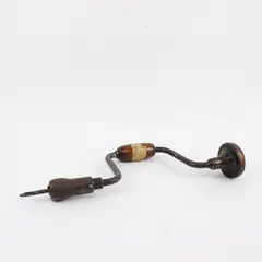 Vintage Hand Brace Drill Manual Woodworking Tool Collectible