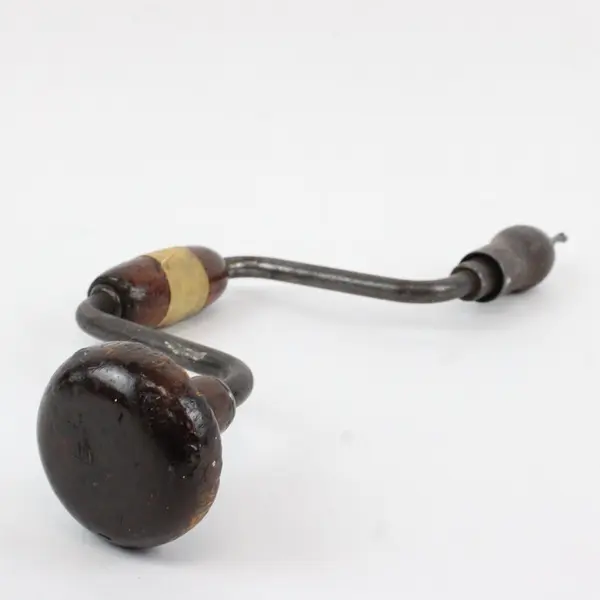 Vintage Hand Brace Drill Manual Woodworking Tool Collectible