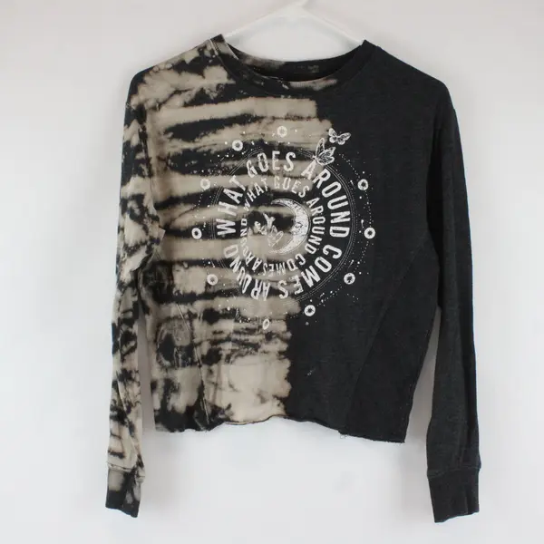 Women's What Goes Around Comes Around Long Sleeve Tie-Dye Shirt
