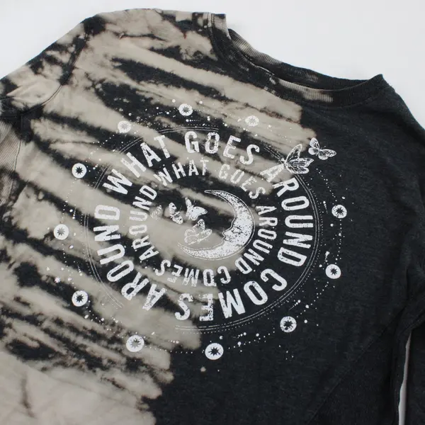 Women's What Goes Around Comes Around Long Sleeve Tie-Dye Shirt