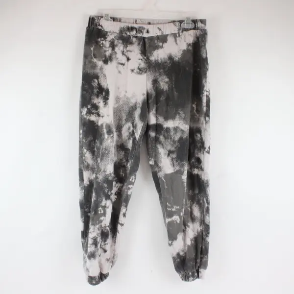 Z By Zella Women's Gray/White Tie-Dye Sweatpants, Size M 