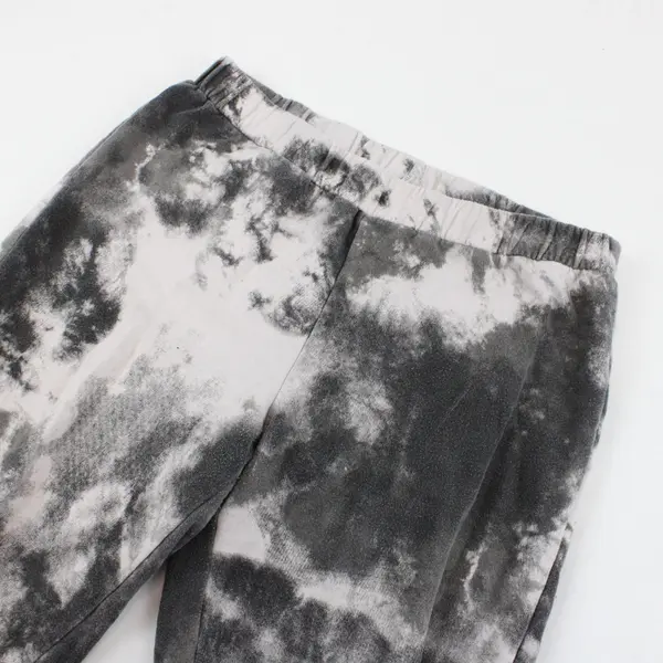 Z By Zella Women's Gray/White Tie-Dye Sweatpants, Size M 
