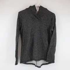 St Johns Bay Active Womens Gray Sparkly Hooded Pullover, Size S