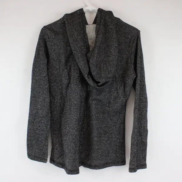 St Johns Bay Active Womens Gray Sparkly Hooded Pullover, Size S
