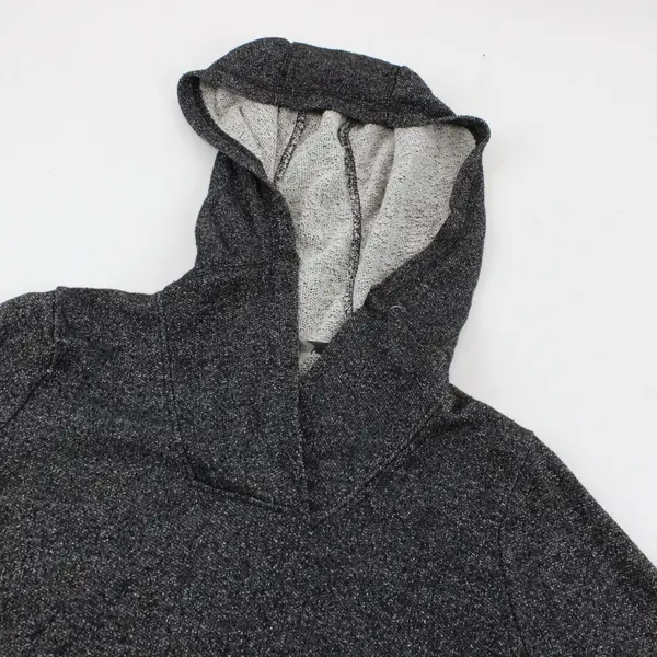 St Johns Bay Active Womens Gray Sparkly Hooded Pullover, Size S