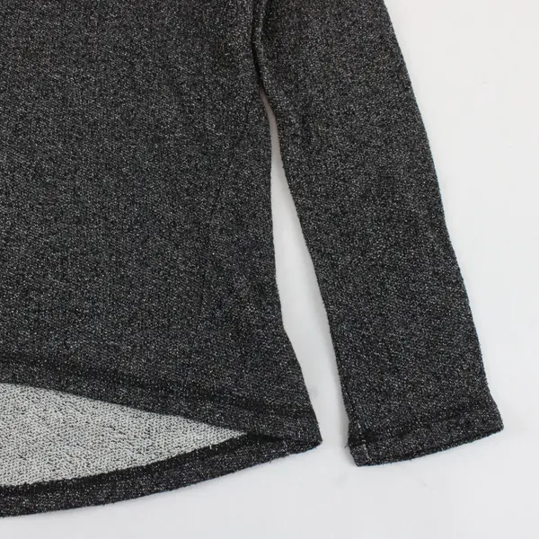 St Johns Bay Active Womens Gray Sparkly Hooded Pullover, Size S