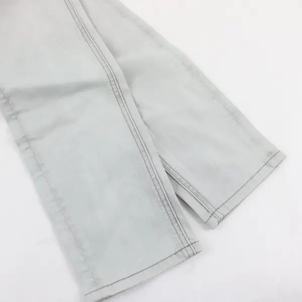Rock&Roll Cowgirl Denim Gray Rival Low Rise Skinny Distressed Jeans, 28x34