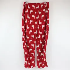 Rampage Women's Red Llama Pattern Pajama Pants Used Size L
