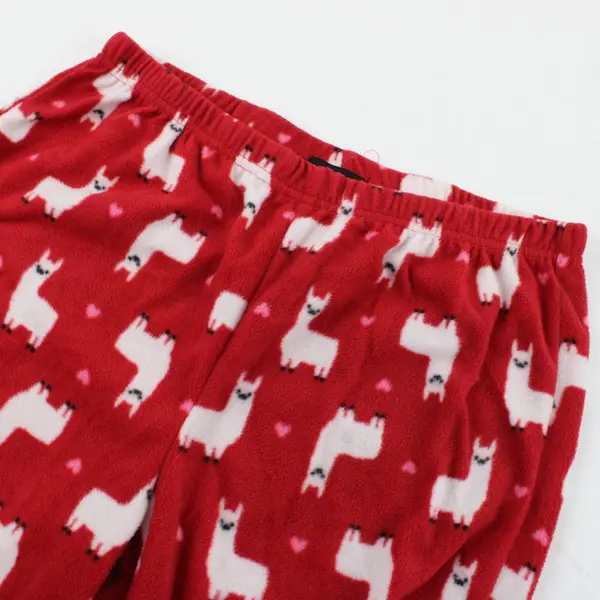 Rampage Women's Red Llama Pattern Pajama Pants Used Size L