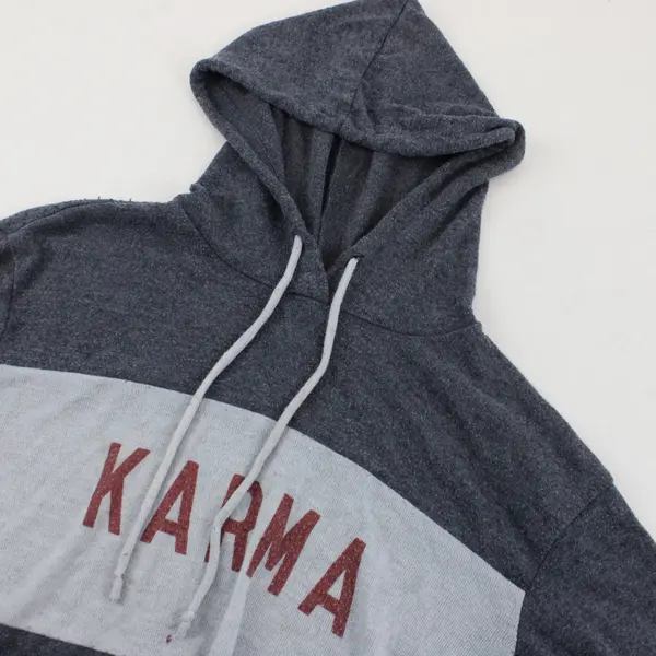 Women's Well Worn Los Angeles Brand Lightweight Karma Hoodie Pullover XS