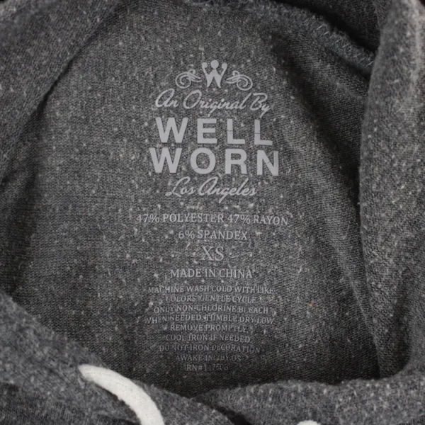 Women's Well Worn Los Angeles Brand Lightweight Karma Hoodie Pullover XS