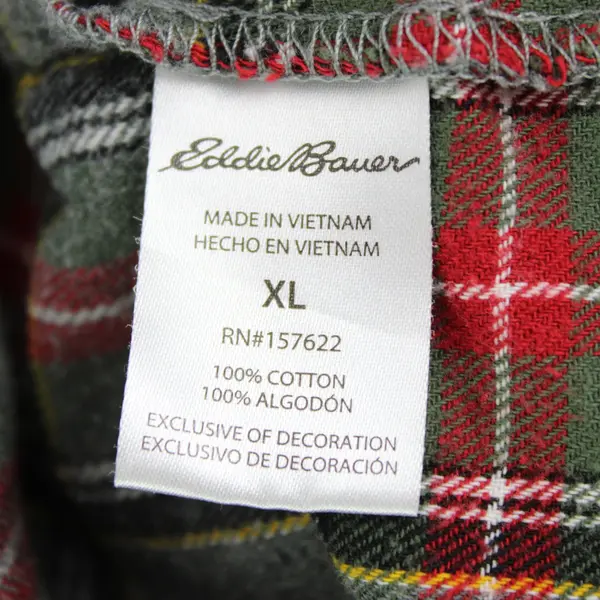 Eddie Bauer Men's XL Multicolor Plaid Pajama Pants Sleepwear