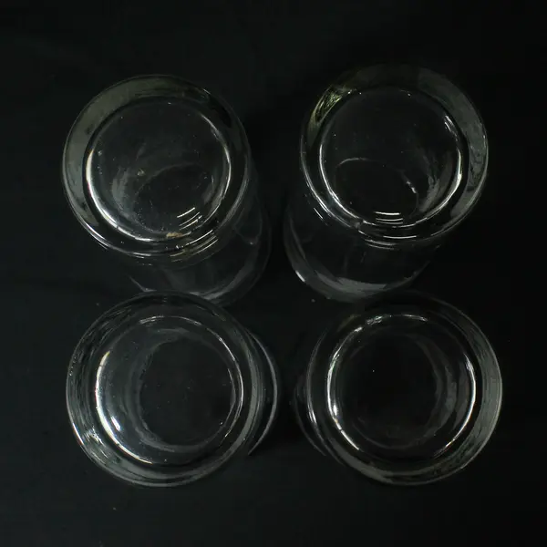 4 Libbey St. Clair Frosted Pine Cone Iced Tea Glasses 6.25"